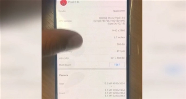 谷歌Pixel 3 XL上手视频曝光：6.7寸屏幕、刘海屏设计
