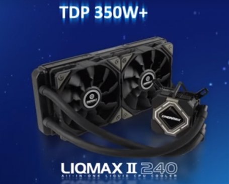 安耐美发布新款TR4水冷散热器：可镇350W CPU