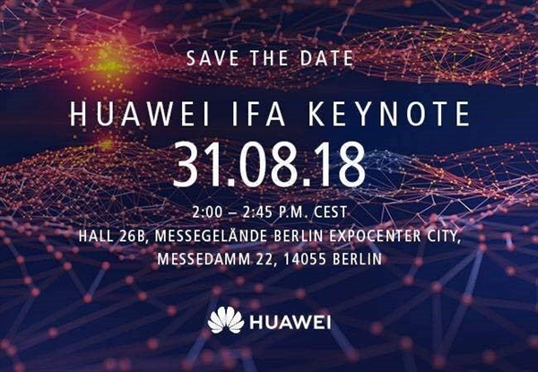 Mate 20要首发：<a href='https://www.huawei.com/cn/?ic_medium=direct&ic_source=surlen' target='_blank'><u>华为</u></a>预告8月31日麒麟980降临