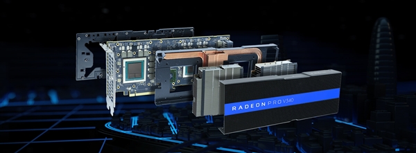 AMD V340专业显卡揭秘：两个Vega 56核心、功耗300W