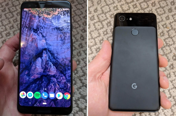 谷歌Pixel 3外形/配置曝光：18:9全面屏、前置双摄