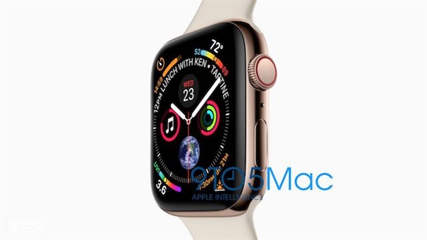 苹果新手表Watch 4外形曝光：全新表盘很抢眼