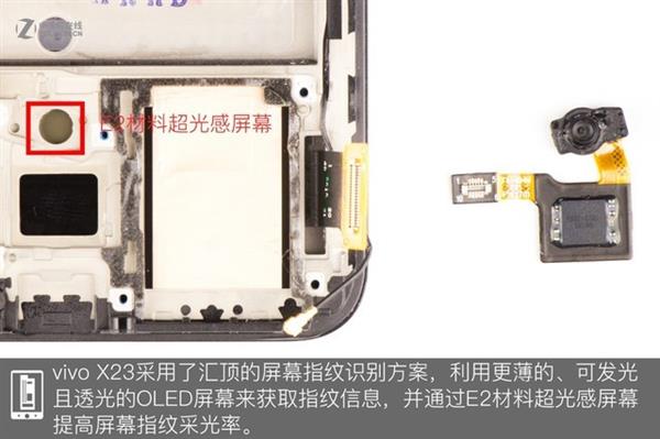 第四代光电屏幕指纹加持！vivo X23全网首拆