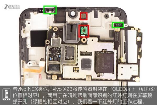 第四代光电屏幕指纹加持！vivo X23全网首拆