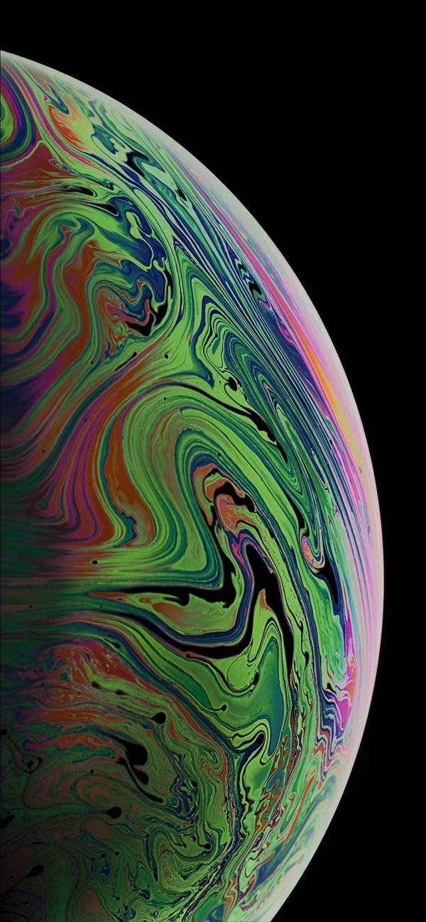 iPhone XS新增气泡壁纸下载：静态、动态都有