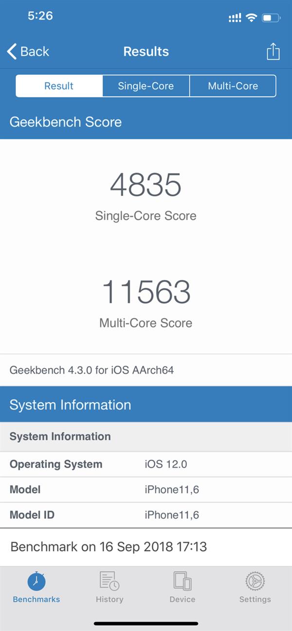 苹果iPhone XS/XS Max评测：最耀眼当属A12芯片