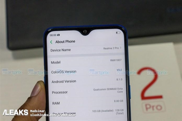 OPPO Realme 2 Pro现身GeekBench：骁龙660+8G内存