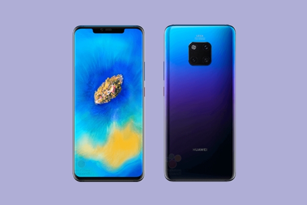 <a href='https://www.huawei.com/cn/?ic_medium=direct&ic_source=surlen' target='_blank'><u>华为</u></a>Mate 20 Pro官方渲染图曝光：屏下指纹、5倍光变<a href='www.leica-camera.com/' target='_blank'><u>徕卡</u></a>镜头