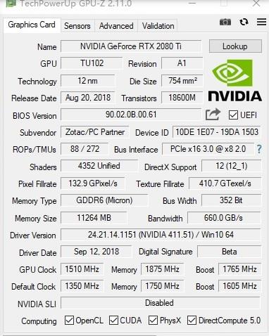 满载烤机仅62度！索泰RTX 2080 Ti GAMING OC评测：高端显卡的标杆