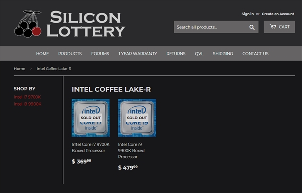 i9-9900K/i7-9700K报价流出：8核心代价不小