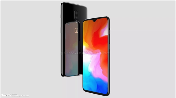 <a href='https://www.oneplus.com/cn' target='_blank'><u>一加</u></a>6T外形渲染图曝光：水滴全面屏有爱吗？