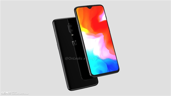 <a href='https://www.oneplus.com/cn' target='_blank'><u>一加</u></a>6T外形渲染图曝光：水滴全面屏有爱吗？