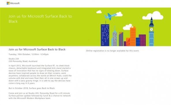 微软Surface Pro 6即将发布：提供黑色版本 明天见