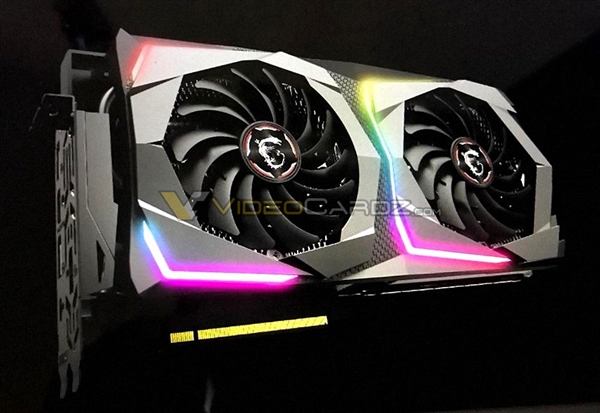 微星RTX 2070 Gaming X显卡曝光：双风扇、两组RGB灯带