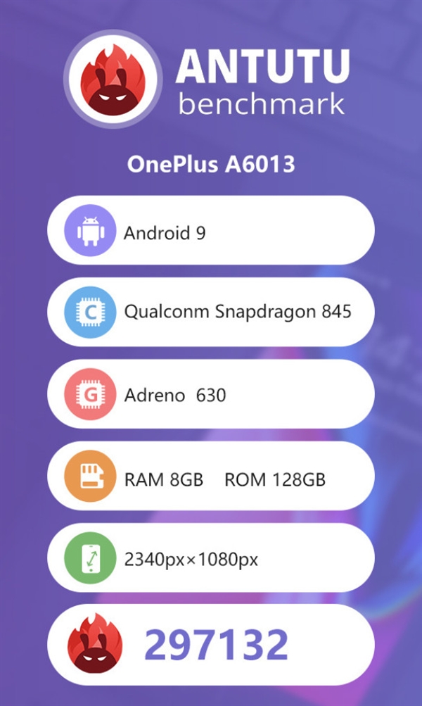 <a href='https://www.oneplus.com/cn' target='_blank'><u>一加</u></a>6T安兔兔跑分首曝：“屠榜”骁龙845旗舰