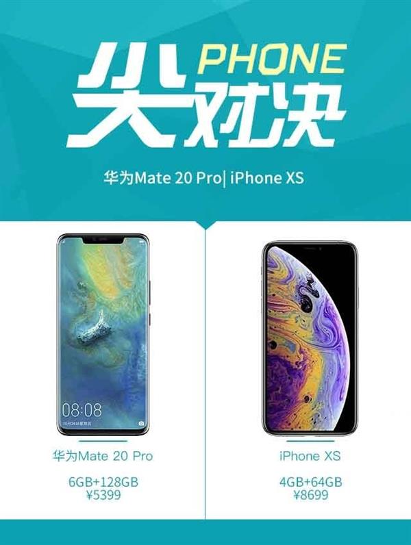 Mate20 Pro对比iPhone XS：<a href='https://www.huawei.com/cn/?ic_medium=direct&ic_source=surlen' target='_blank'><u>华为</u></a>凭这几点稳了