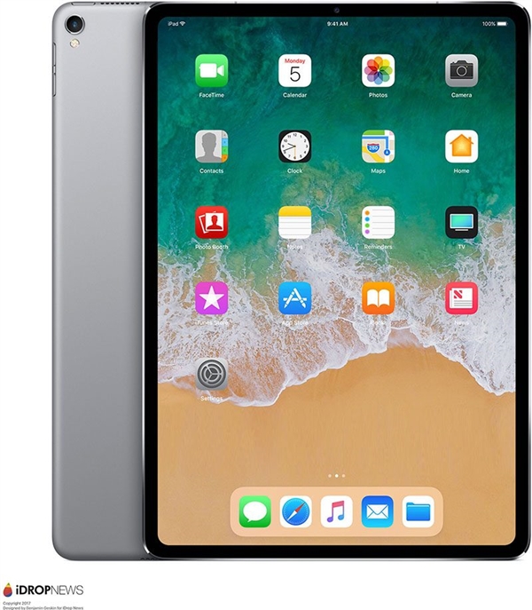 新iPad Pro外形泄漏：无刘海全面屏！