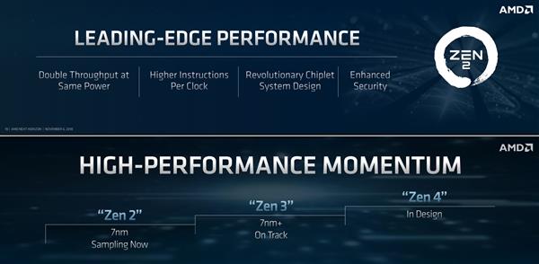 AMD官方数据：Zen 2 IPC性能提升近30％！