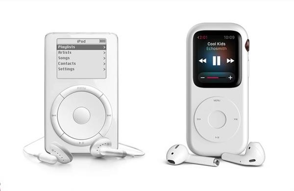 苹果新品iPod Watch无线音乐播放器概念图曝光:大亮