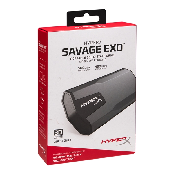 HyperX发布Savage Exo刀锋移动SSD：U盘身材 SSD性能