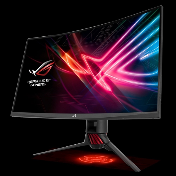 华硕发布ROG XG32VQR曲面显示器：支持FreeSync 2、自带RGB