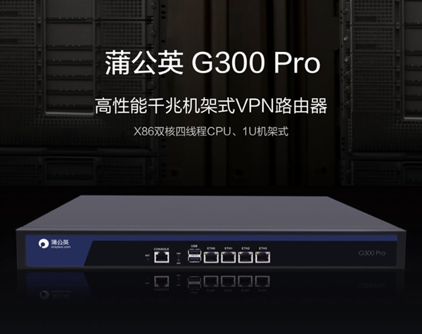 蒲公英发布企业级G300 Pro路由器：小成本实现高性能异地组网
