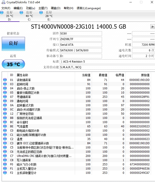 希捷酷狼14T氦气硬盘评测：NAS中的大胃王