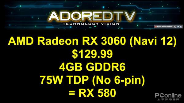 外媒预览AMD RX 3080显卡：Navi架构、性能提升80%