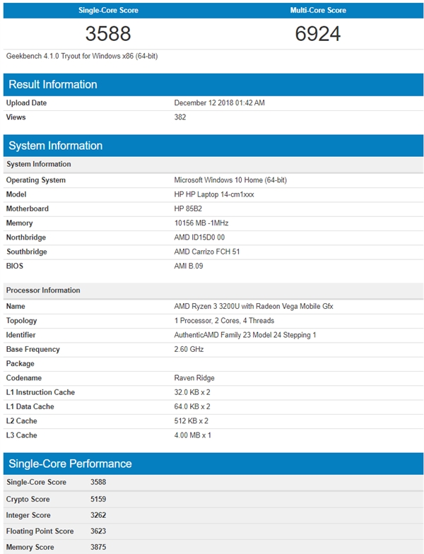 AMD锐龙3000U系列APU五款齐曝光：基本断定12nm