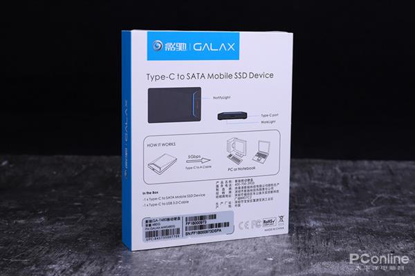 影驰GA-T480移动固态硬盘上手：炫酷车灯设计 性能稳定