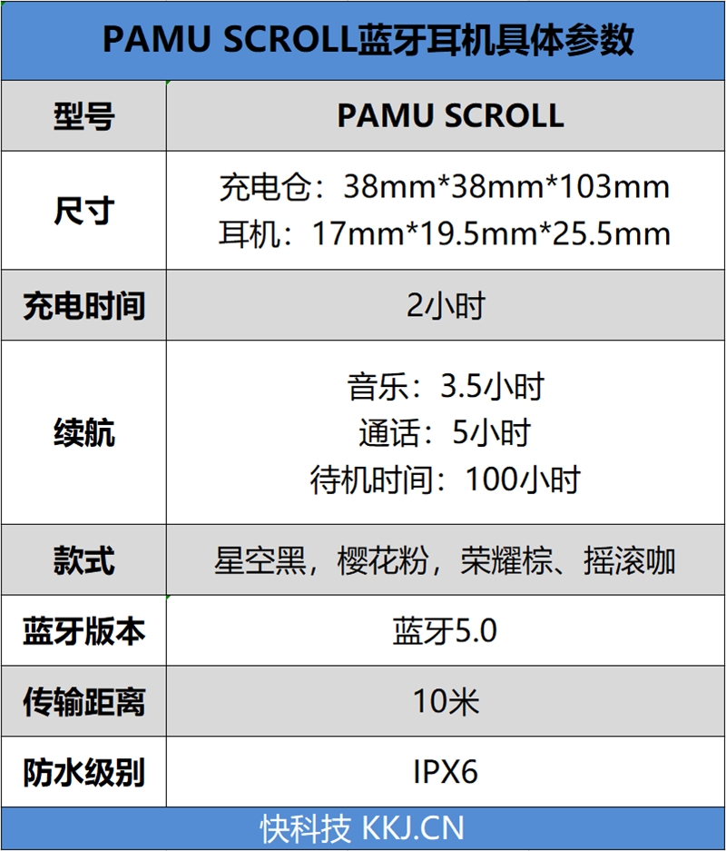 AirPods劲敌 PAMU SCROLL无线蓝牙耳机评测：火爆海外的发烧小钢炮