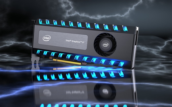 Intel Xe独立显卡概念设计：傲腾SSD风格 两组LED灯
