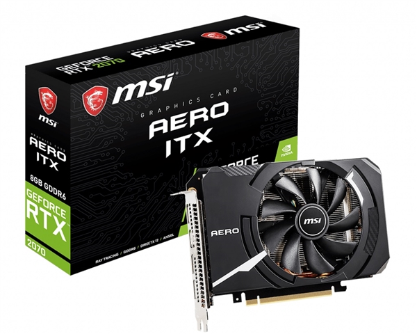 微星迷你版RTX 2070 Aero ITX开卖：4199元