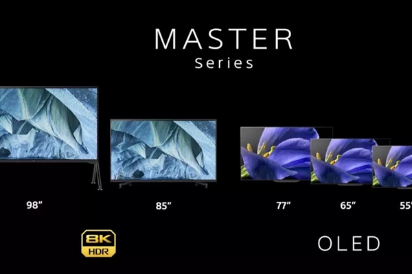 索尼发布新款画谛旗舰电视：98寸8K Z9G、新OLED A9G