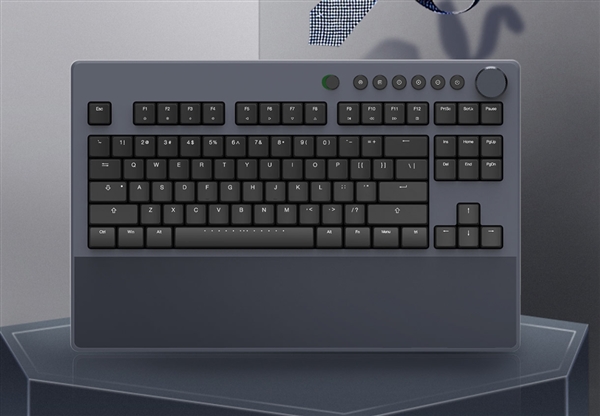 ikbc发布Table E401/412机械键盘：一体式掌托+音量旋钮
