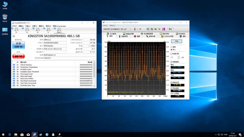 平民NVMe SSD：金士顿A1000 480G测试报告