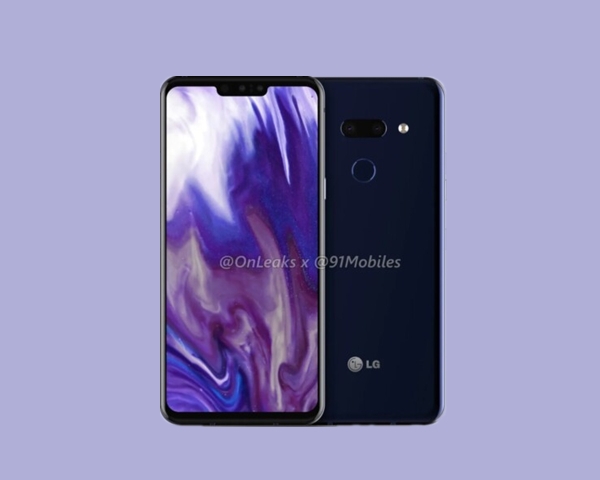 把听筒给取消了 LG G8 ThinQ外形渲染曝光