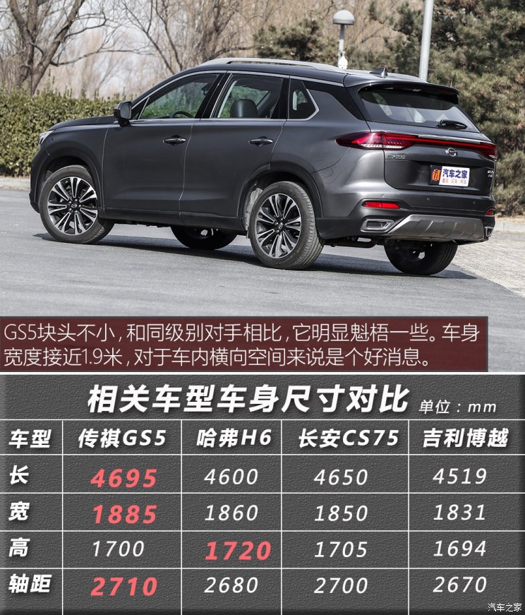 广汽乘用车 传祺GS5 2019款 270T 自动尊贵版