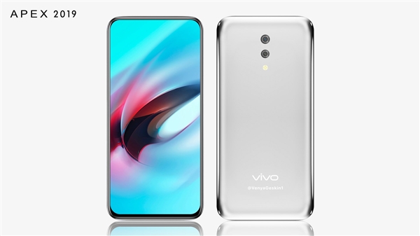 vivo APEX 2019渲染图曝光：机身无任何按键