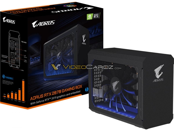 技嘉AORUS外置显卡曝光：首次上RTX 2070