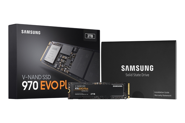 三星发布970 EVO Plus M.2 SSD：9x层堆叠 随机写入暴涨57％