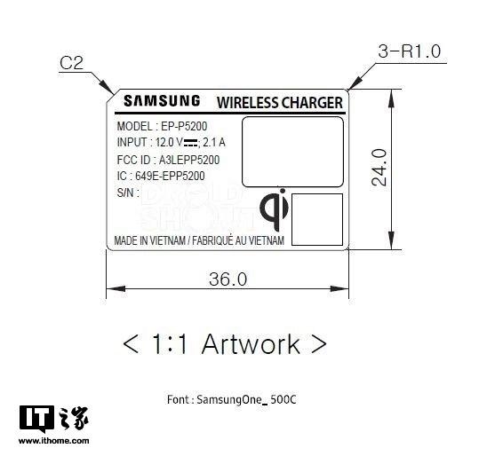 新款<a href='https://www.samsung.com/cn/' target='_blank'><u>三星</u></a>无线充电器曝光：最高25W功率