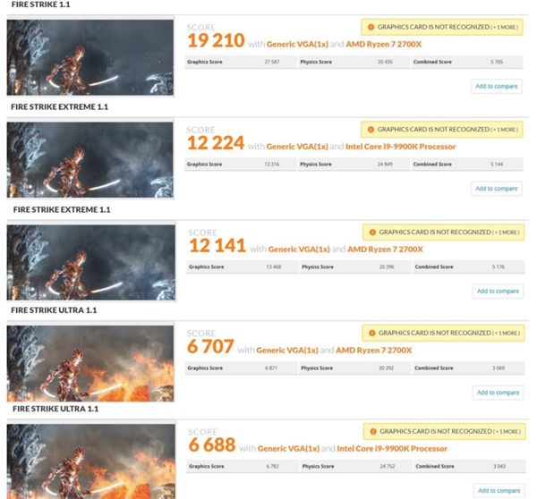 7nm果然暴躁！AMD Radeon VII基准成绩曝光：3D Mark力压2080