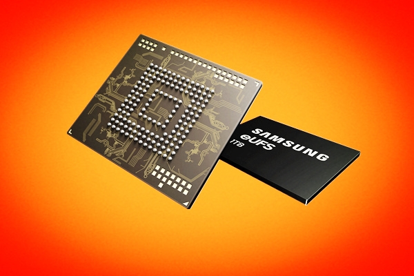 三星宣布量产1TB UFS 2.1闪存芯片：存取速度提到1GB/s