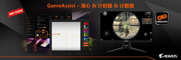 全球首款战术显示器技嘉Aorus AD27Q开卖：七大神技