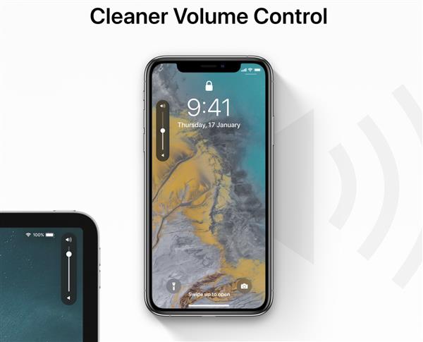 iOS 13概念设计出炉：新音量调节UI、iPad鼠标即时配对