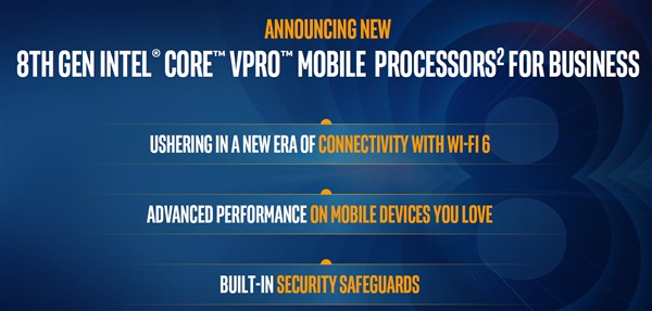 Intel发布八代博锐：六代Wi-Fi加硬件防护