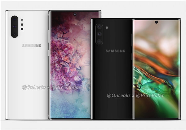 三星Galaxy Note 10 Pro曝光：挖孔屏+骁龙855