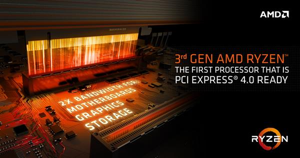 7nm锐龙3000、Navi显卡全面支持PCIe 4.0 AMD告诉你好处都有啥