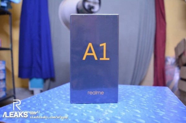 Realme A1包装曝光 蓝金配色十分简洁/或将很快上市